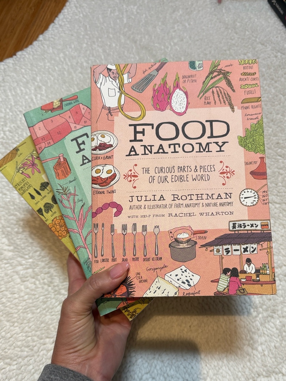 Beautiful kids series food, nature, and farm illustrated by Julia Rothman